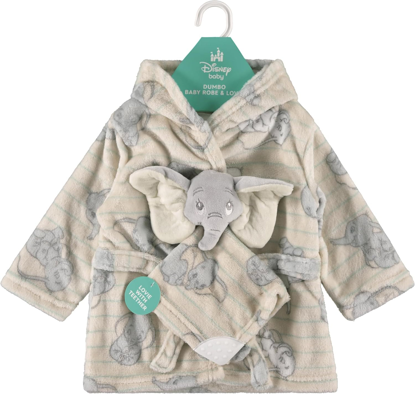 Disney baby-boys Baby Robe With Lovie Attacehment