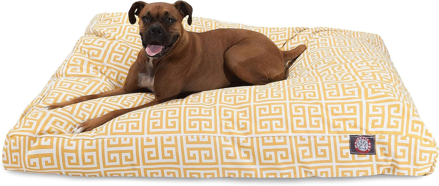 Pacific Towers Small Rectangle Indoor Outdoor Pet Dog Bed With Removable Washable Cover By Majestic Pet Products