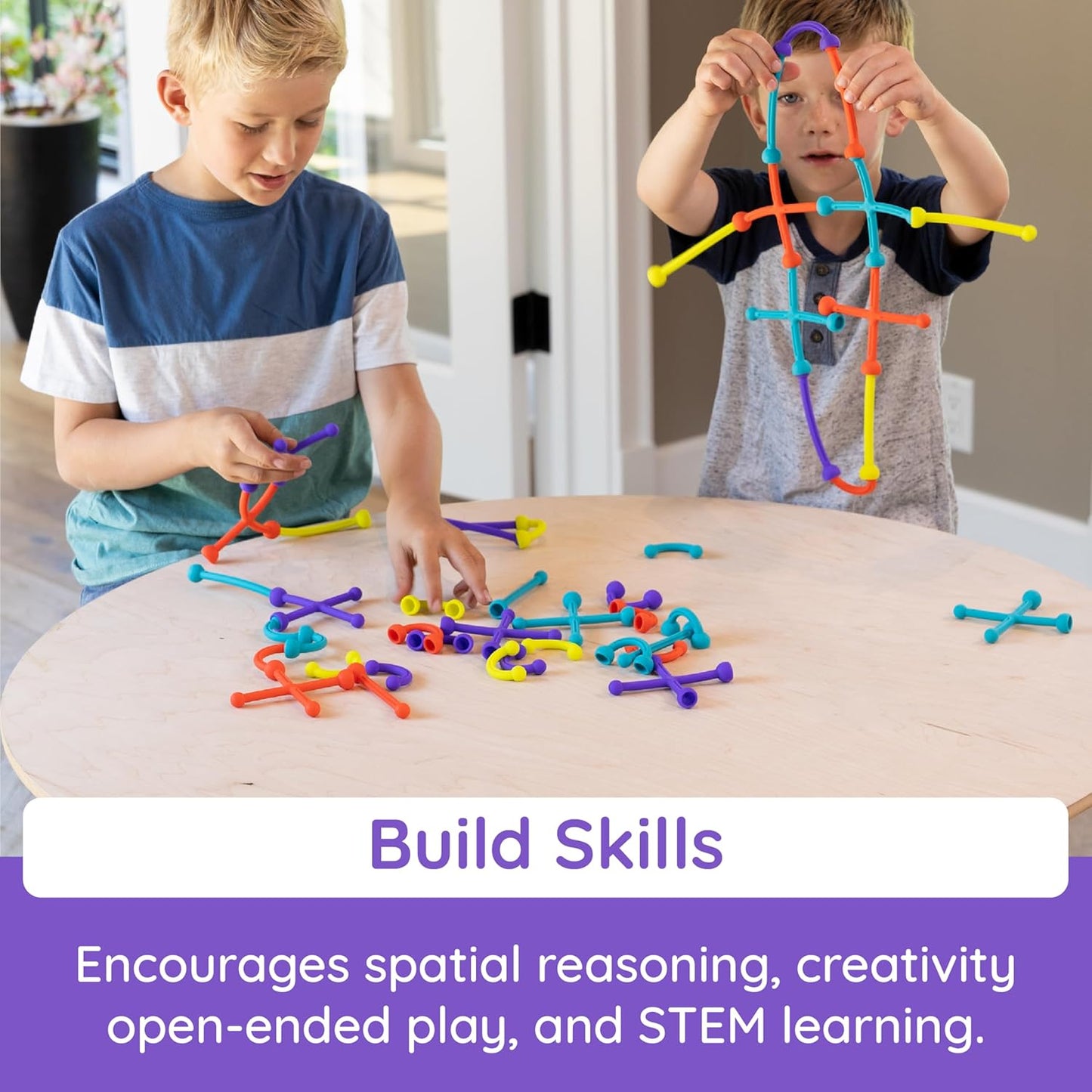Fat Brain Toys Plip Kit, Building Toys for Creative Play, Creative Construction Play Set, Kids Toys Ages 5 to 12