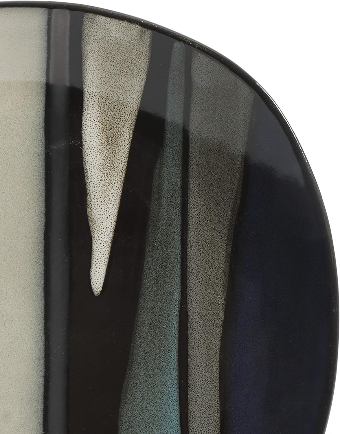 Gibson Elite Althea 16-Piece Teal Reactive Glaze Dinnerware Set – Service for 4, Durable Stoneware Plates and Bowls