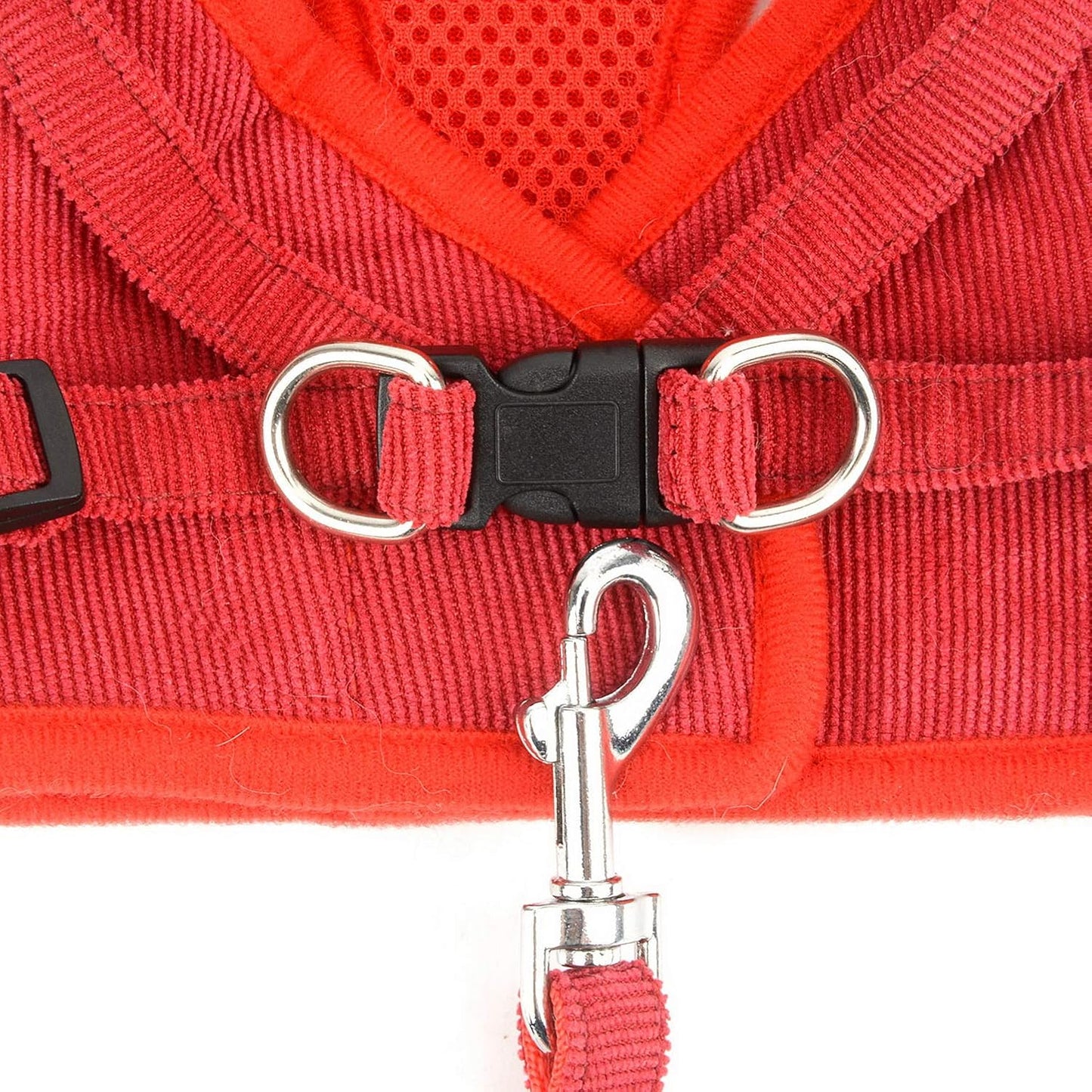 SELMAI Comfortable Cat Harness and Leash Kitten Vest No Pull No Choke Escape Proof Soft Mesh Reflective for Puppy Extra-Small/Small Dogs Walking Corduroy Jacket Adjustable Breathable Lightweight