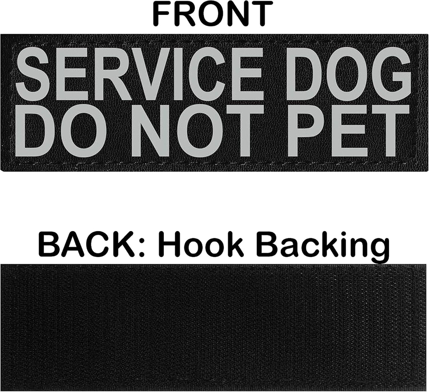 Doggie Stylz Service Dog Harness Vest Comes with 2 Reflective Service Dog DO NOT PET Removable Patches. Please Measure Dog Before Ordering (Girth 28-38", Tie Dye)