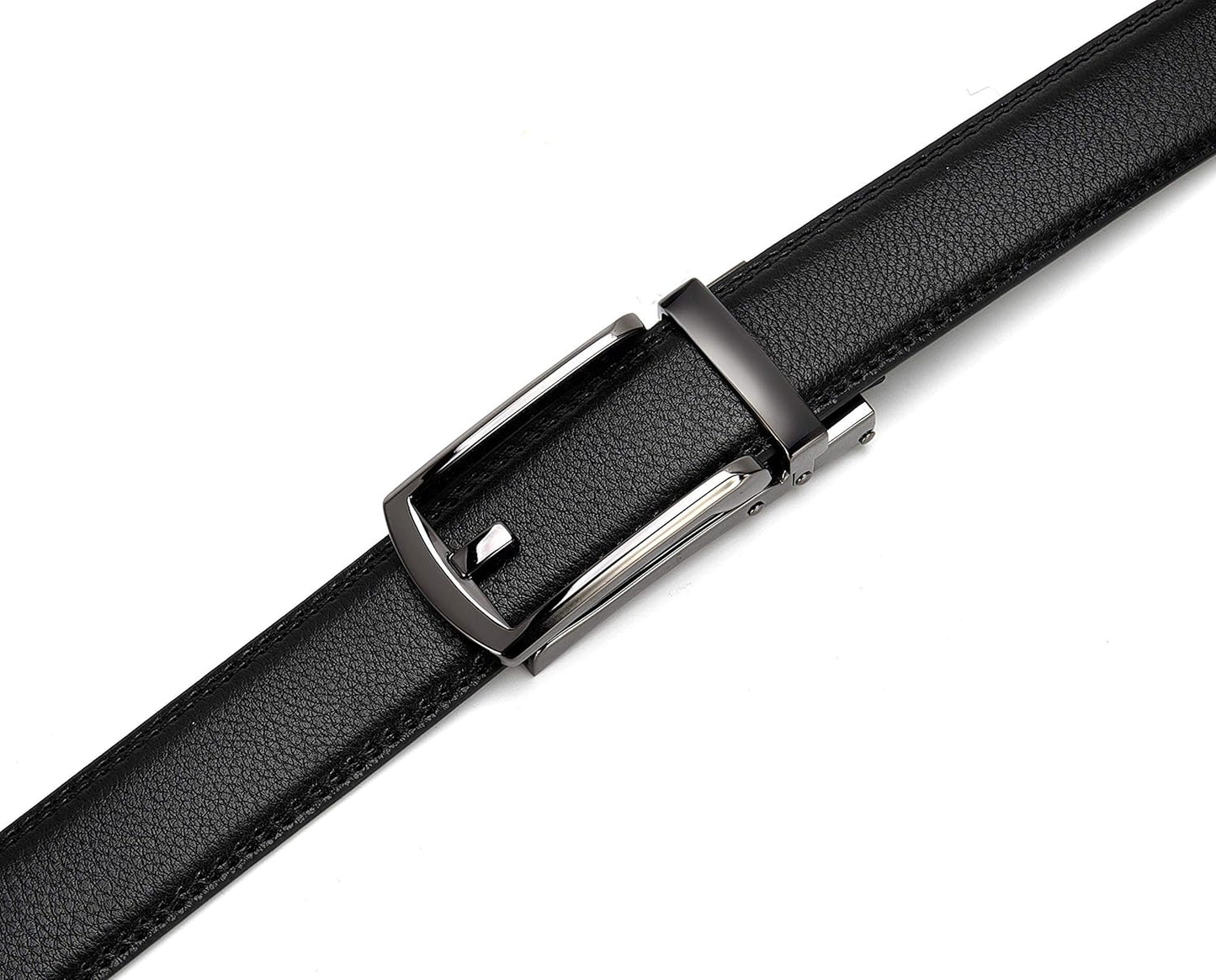 CHAOREN Mens Dress Belt - Ratchet Belt Leather 1 1/4" Comfort Click - Perfect Companion to Mens Dress Shoes