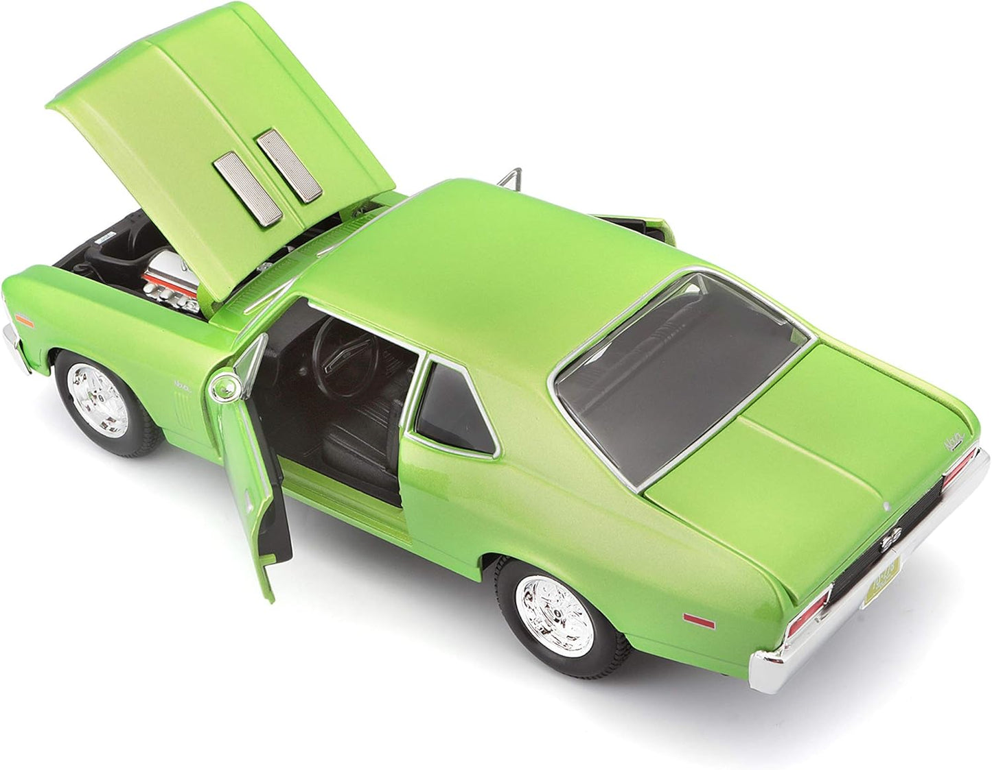 Maisto 1:24 Scale 1970 Chevrolet Nova SS Diecast Vehicle (Colors May Vary) , Green