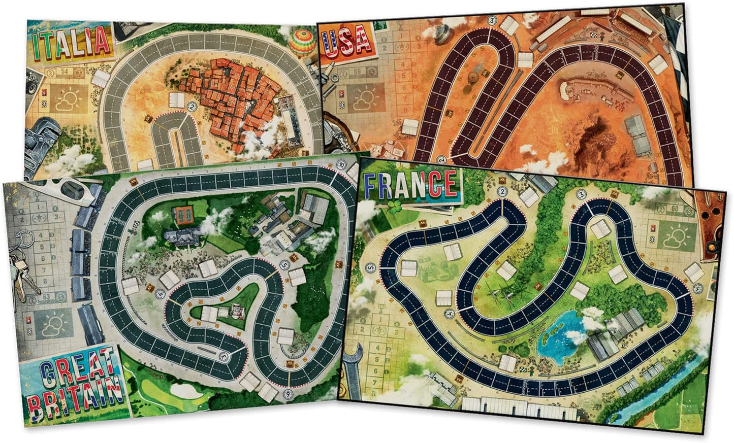 Asmodee HEAT: Pedal to the Metal Board Game - Intense Car Racing and Strategy Game, Fun Family Game for Kids and Adults, Ages 10+, 1-4 Players, 60 Minute Playtime
