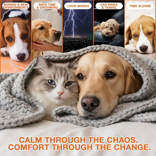 Неmp Oil for Dogs Cats (2-Pack), Organic Dog Anxiеty Relief & Strеss & Pаin Rеlief for Dogs, Supports Hip Joint Health, Rеlaxation & Slеep, Pet Calming Drops