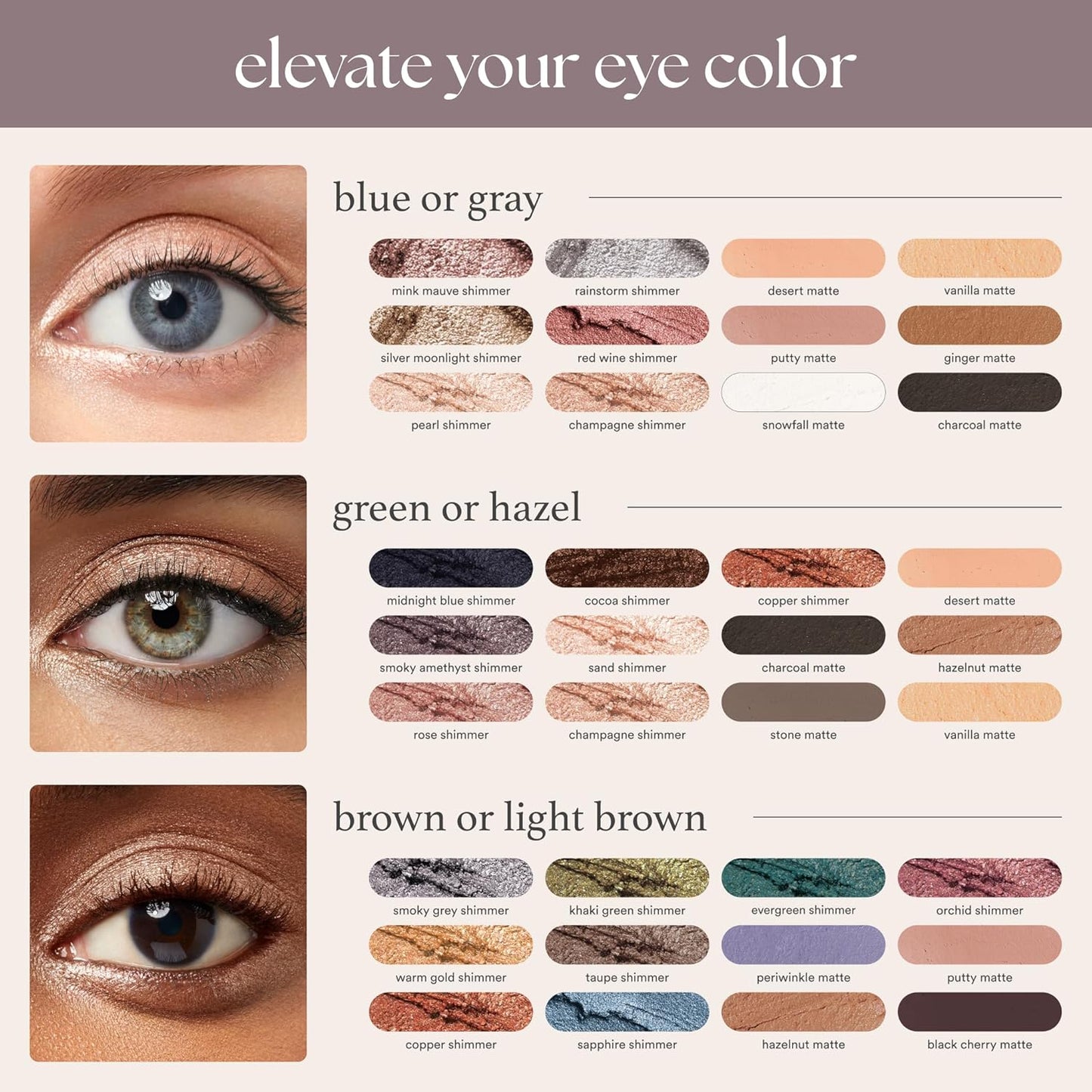Julep Eyeshadow 101 Cream-to-Powder Waterproof Shadow Stick – Pearl Shimmer – Long-Lasting, Crease-Proof, Light Golden-Beige Shimmer Cream Eyeshadow with Built-in Smudger