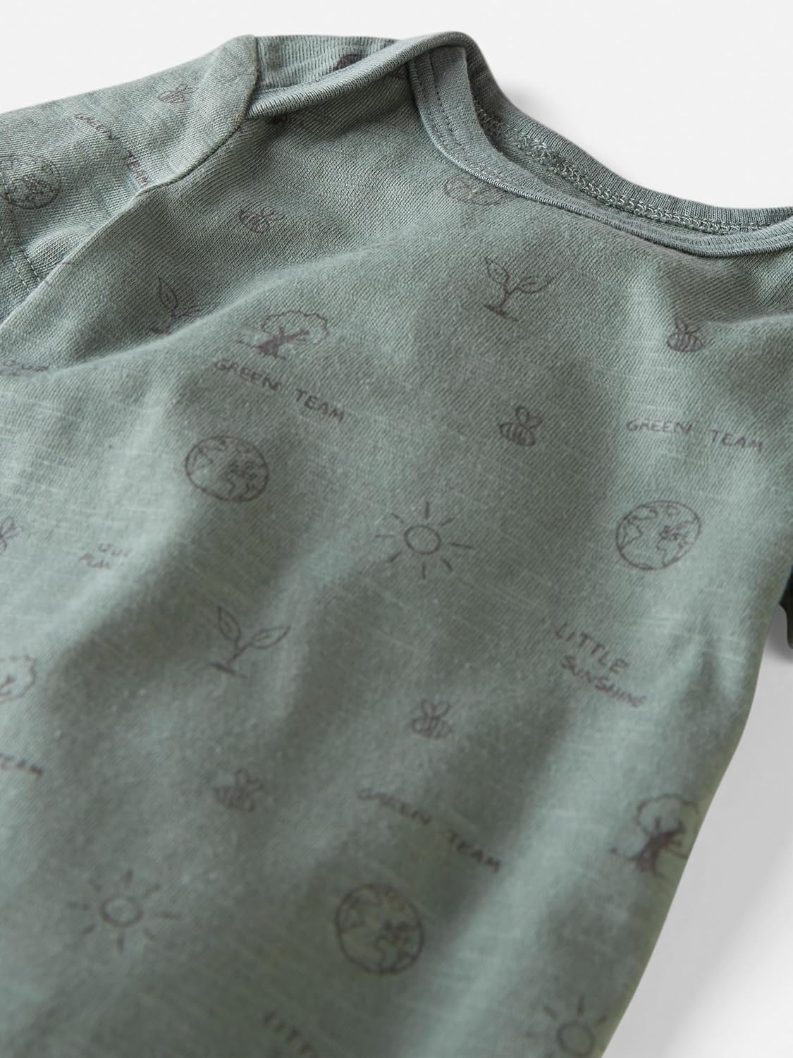 little planet by carter's unisex-baby 3-pack Short Sleeve Bodysuits Made With Organic Cotton