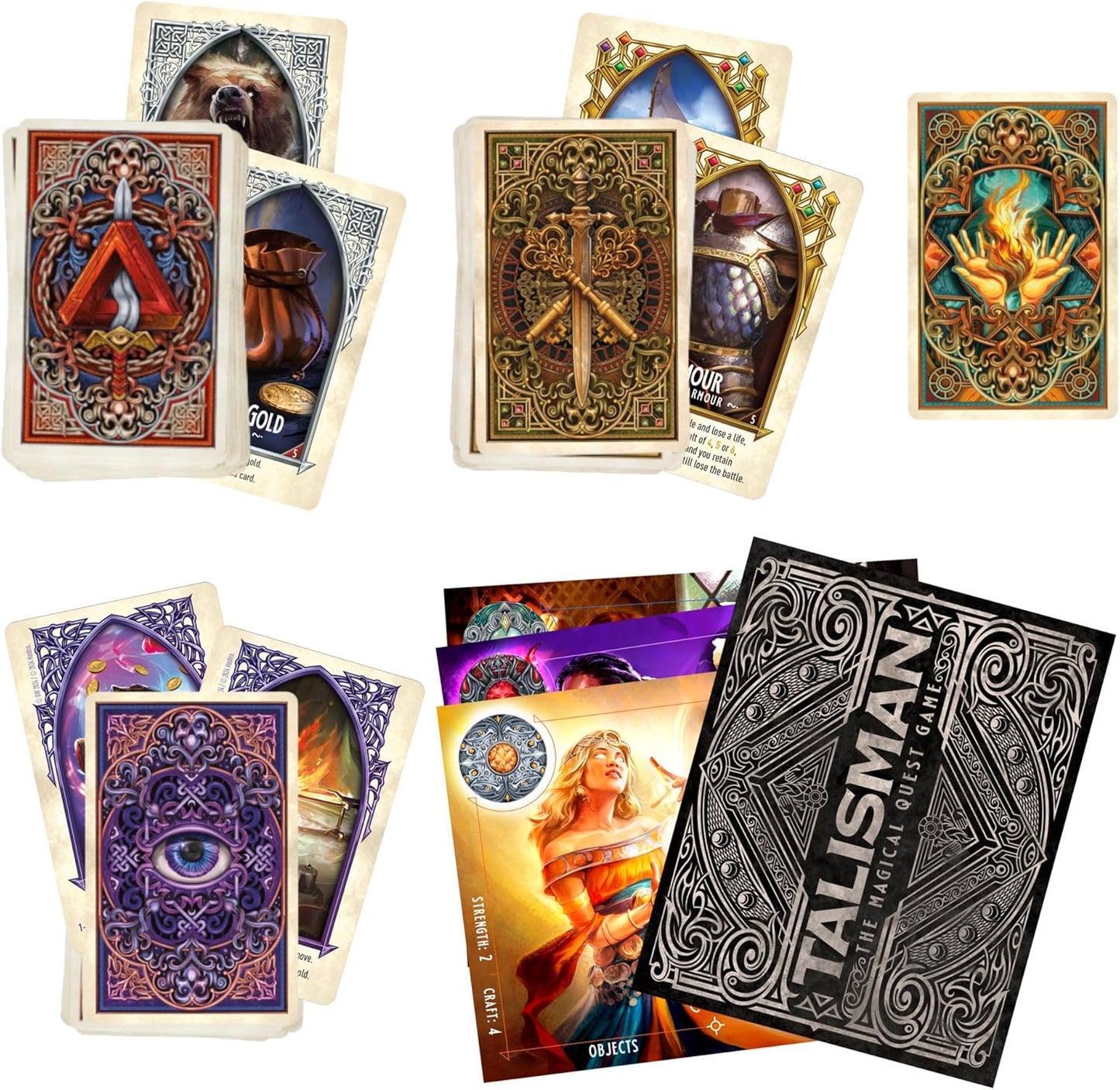 Avalon Hill Talisman: The Magical Quest Board Game, 5th Edition | Fantasy Tabletop Adventure Games | Ages 12 and Up | 2 to 6 Players | Roleplaying Strategy Games