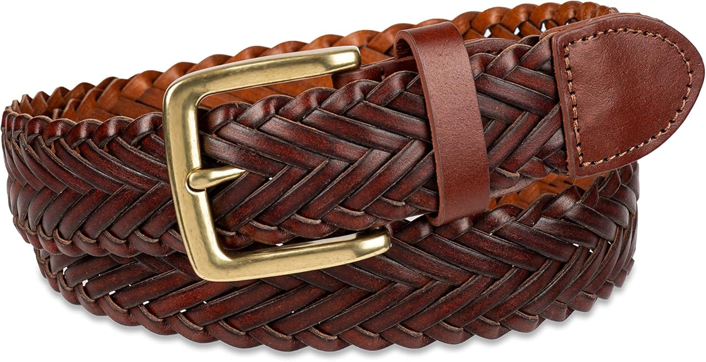 Amazon Essentials Men's Fully Adjustable Braided Belt