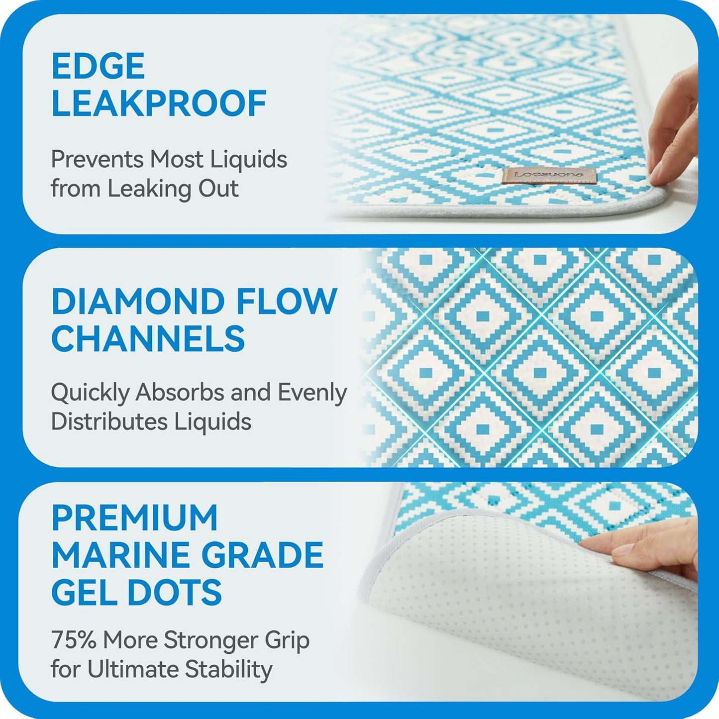 Washable Pee Pads for Dogs - 2 Pack Extra Thick Reusable Puppy Pads with Super Absorbency, Waterproof & Non-Slip Dog Pee Pads for Potty Training , Whelping , Playpen , Crate , Prevents Leakage 24"x36"