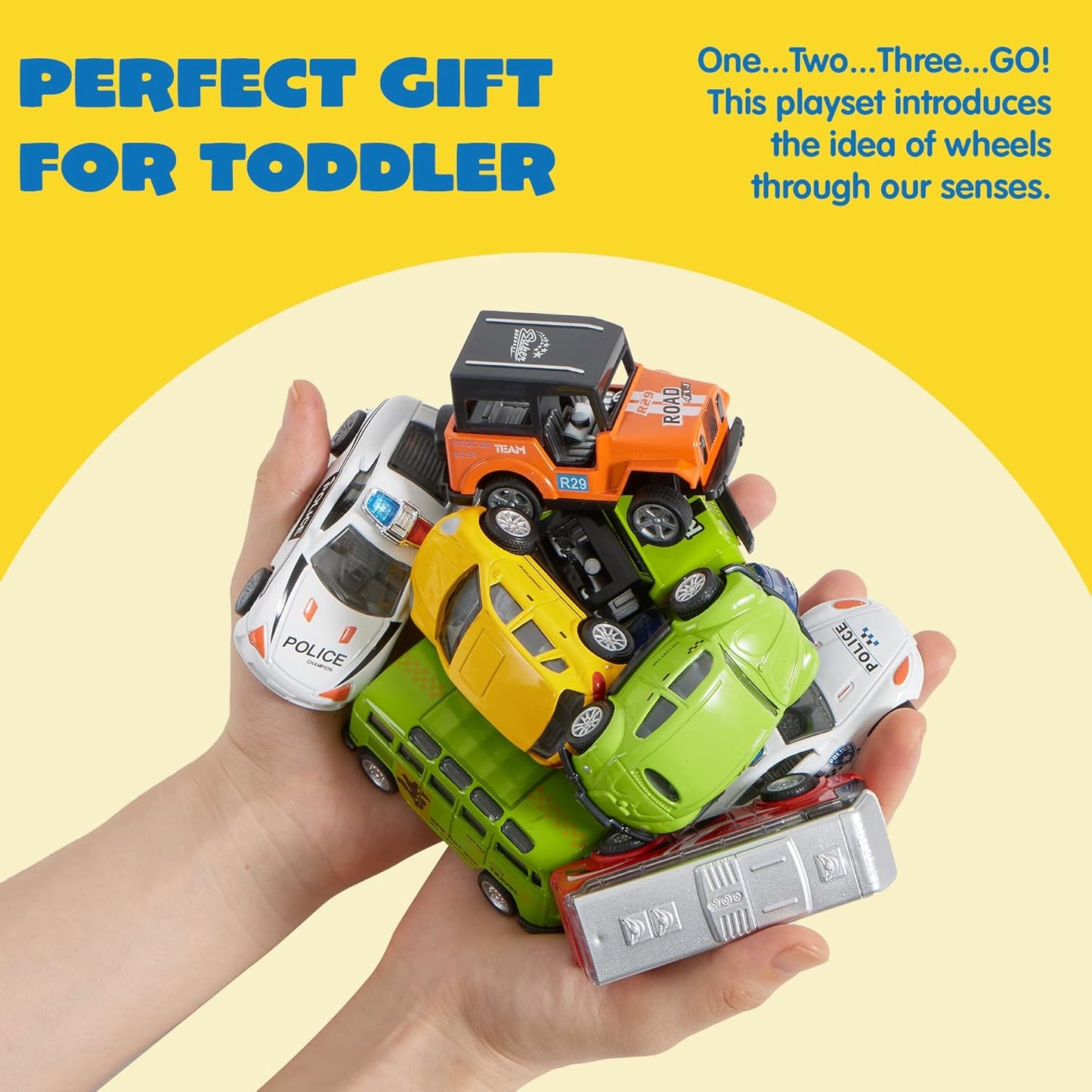 JOYIN 20PCS Die Cast Pull Back Cars, Metal Toy Cars, Car Toys Bulk, Vehicle Set for Toddlers, Kids Party Favors, Cake Toppers, Stocking Stuffers, Race Cars Toys for Boys, Easter Basket