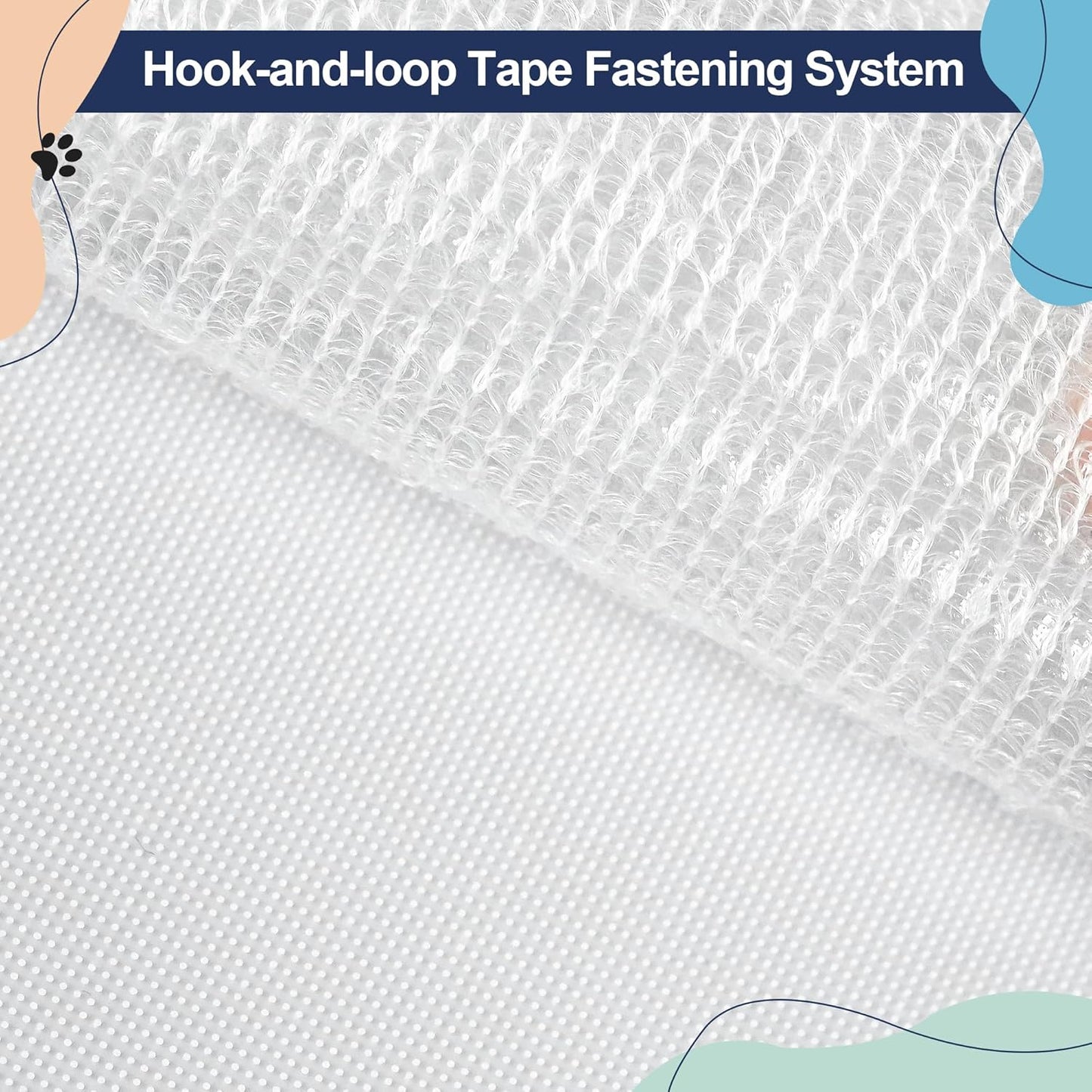 Dog Diapers Liners, 150 Ct, Super Absorbent Doggie Diaper Inserts for Male Dog Wraps and Female Dog Diapers, Hook-and-Loop Tape Design, Super-fit & No Shifting, Medium Dog Diaper Pads