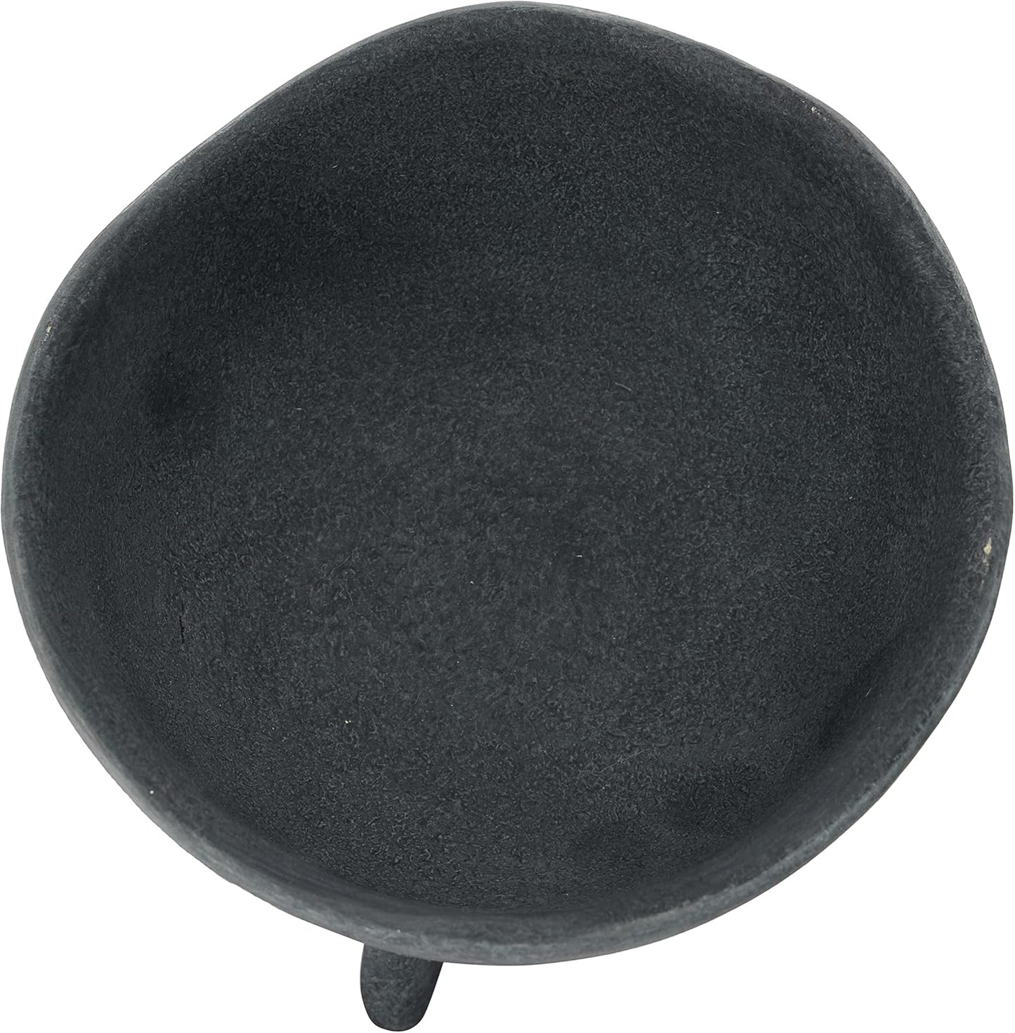 Creative Co-Op Boho Terracotta Footed Bowl, Slate Grey