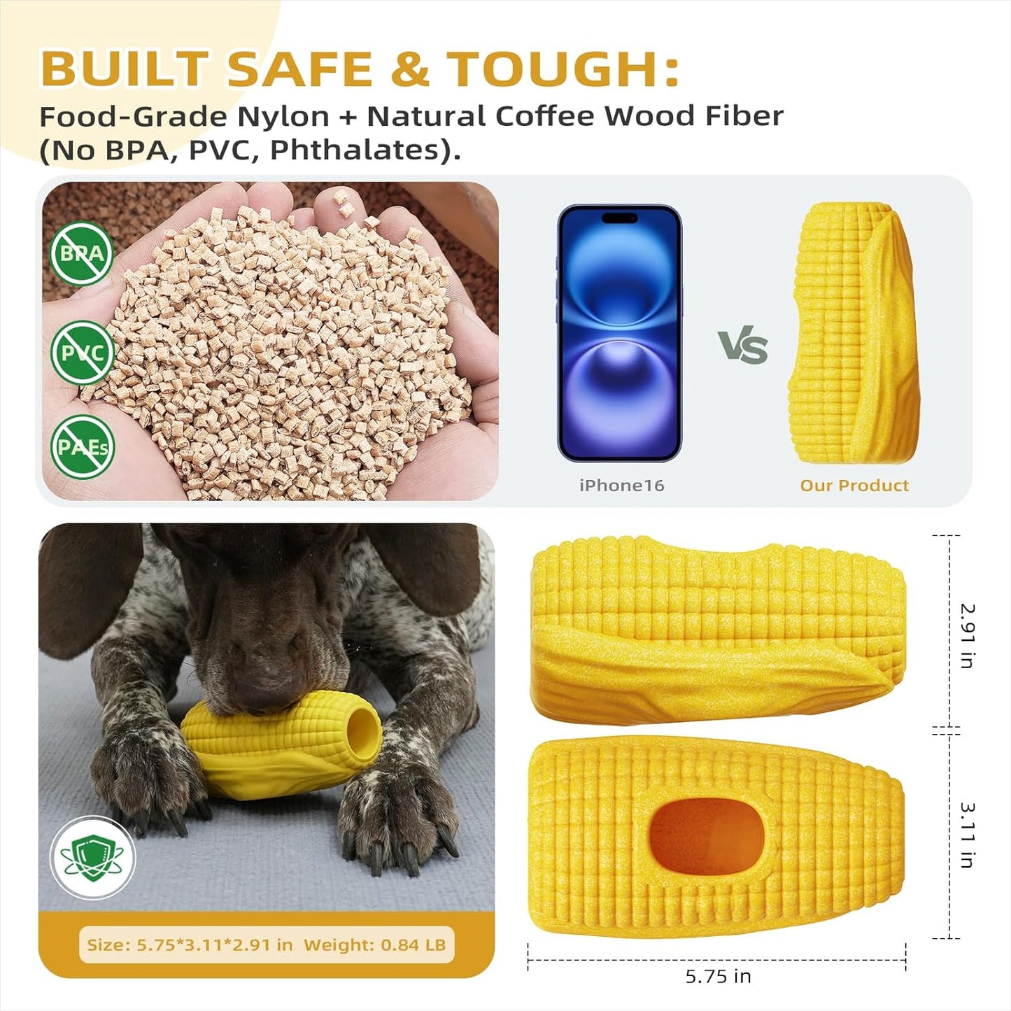 Dog Toys for Aggressive Chewers, Indestructible Enrichment Dogs Toy for Large Medium Breed,Interactive Dog Frozen Lick Treat Tray Holder with Dual Molds to Keep Them Busy and Reduces Anxiety