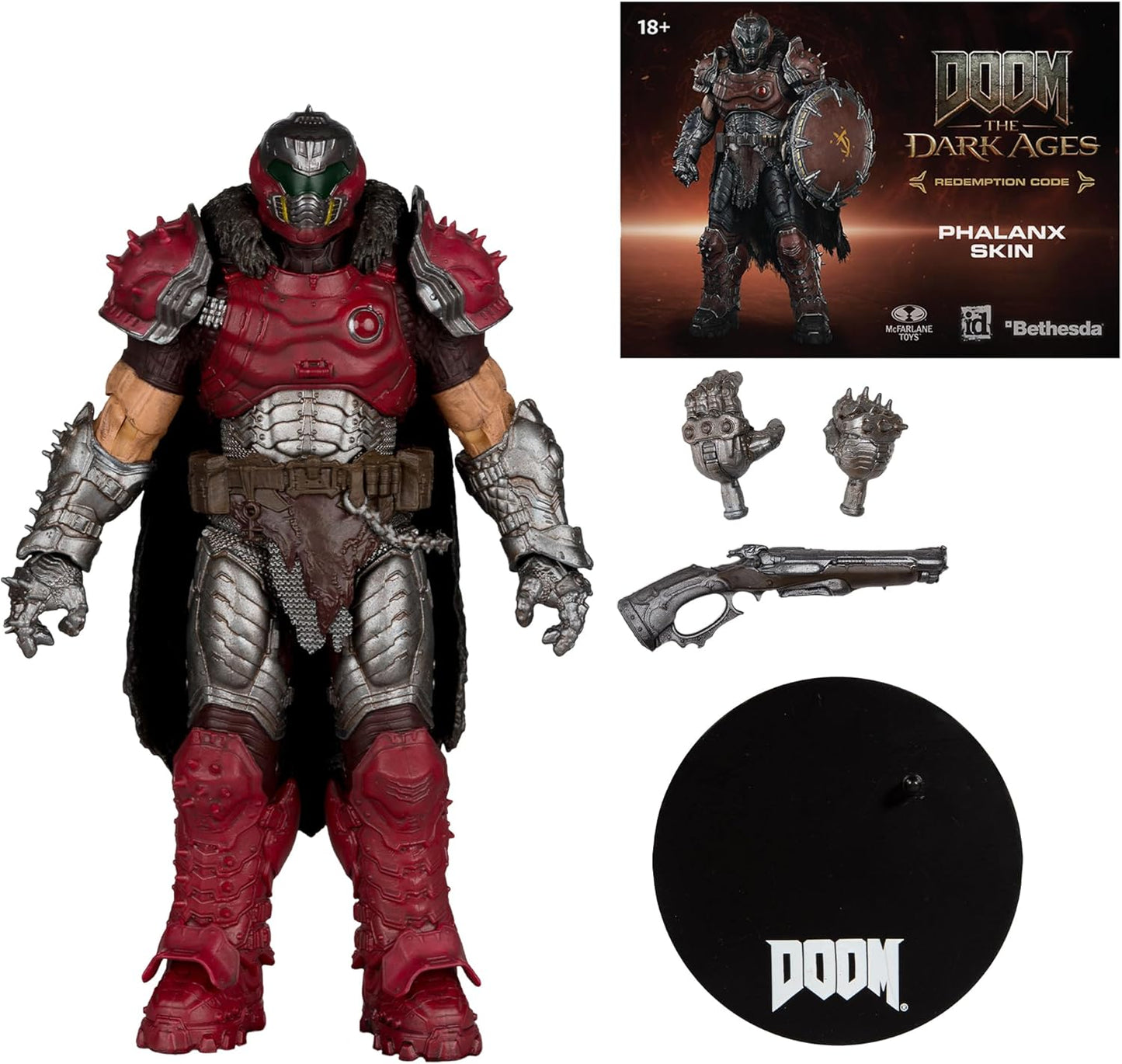 McFarlane Toys- Doom: The Dark Ages Doom Slayer (Phalanx Skin) 7in Action Figure