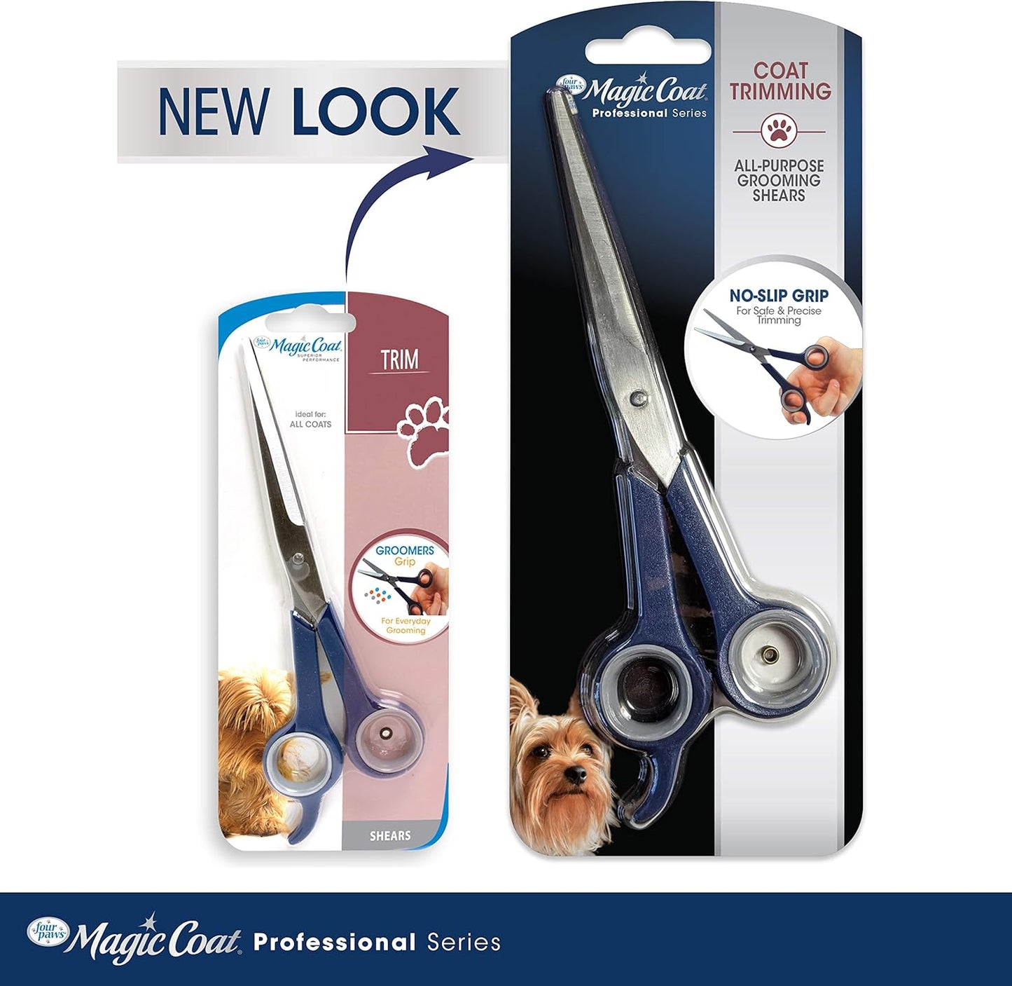 Four Paws Magic Coat Professional Series Grooming Brushes for Dogs & Cats l Trimmers, Nail Clippers, & Brushes Dog & Cat