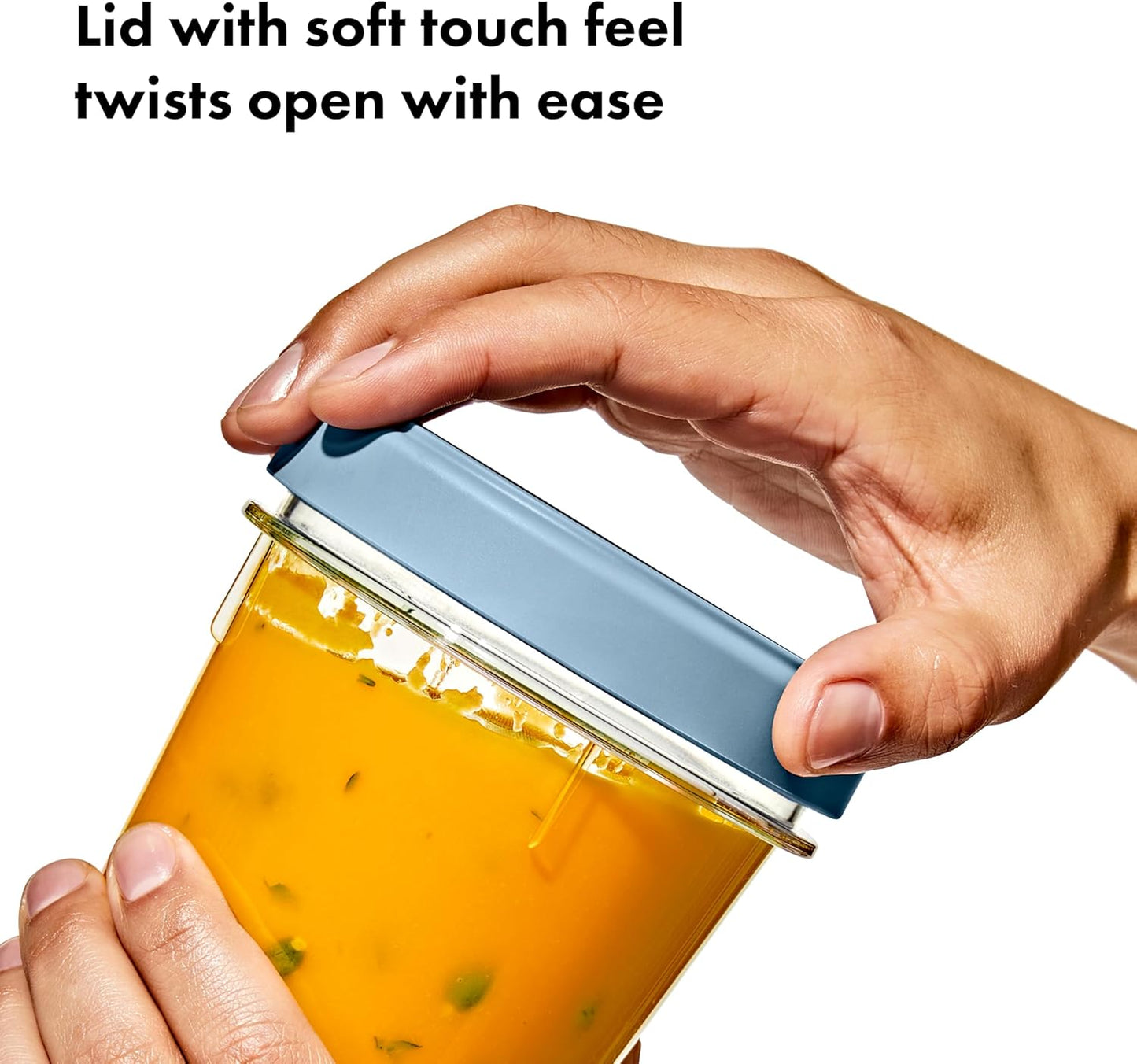 OXO Good Grips Twist & Stack Container – 32 oz – 2 Pack