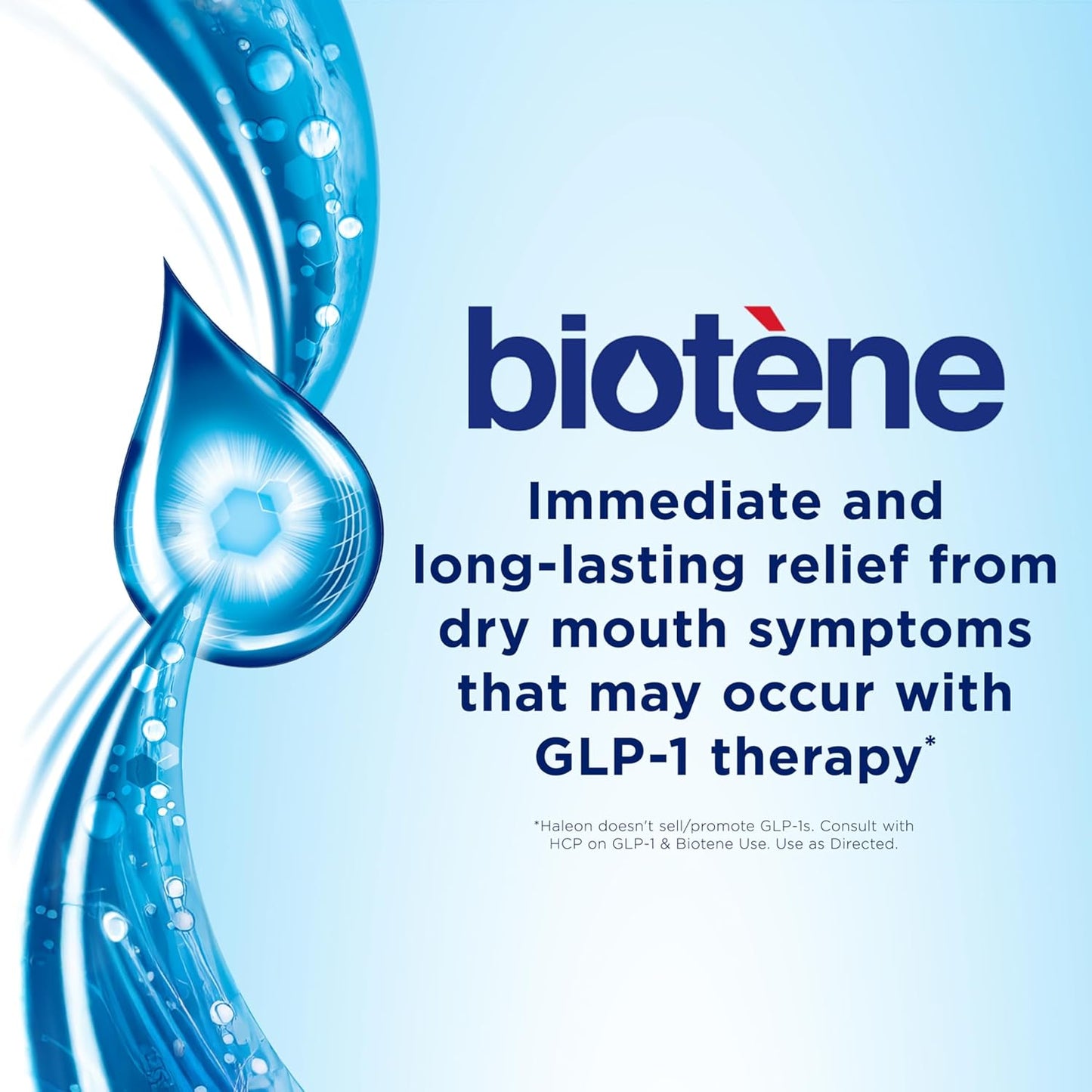 Biotene OralBalance Moisturizing Gel, Alcohol Free Gel and Dry Mouth Gel, Flavor Free - 1.5 oz