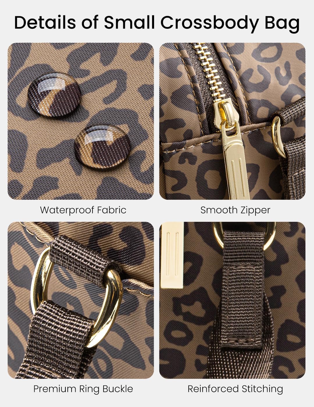 MEXS Small Crossbody Bags for Women, Mini Casual Cross Body Bag Travel Purse, Adjustable Strap Shoulder Handbags Wallet