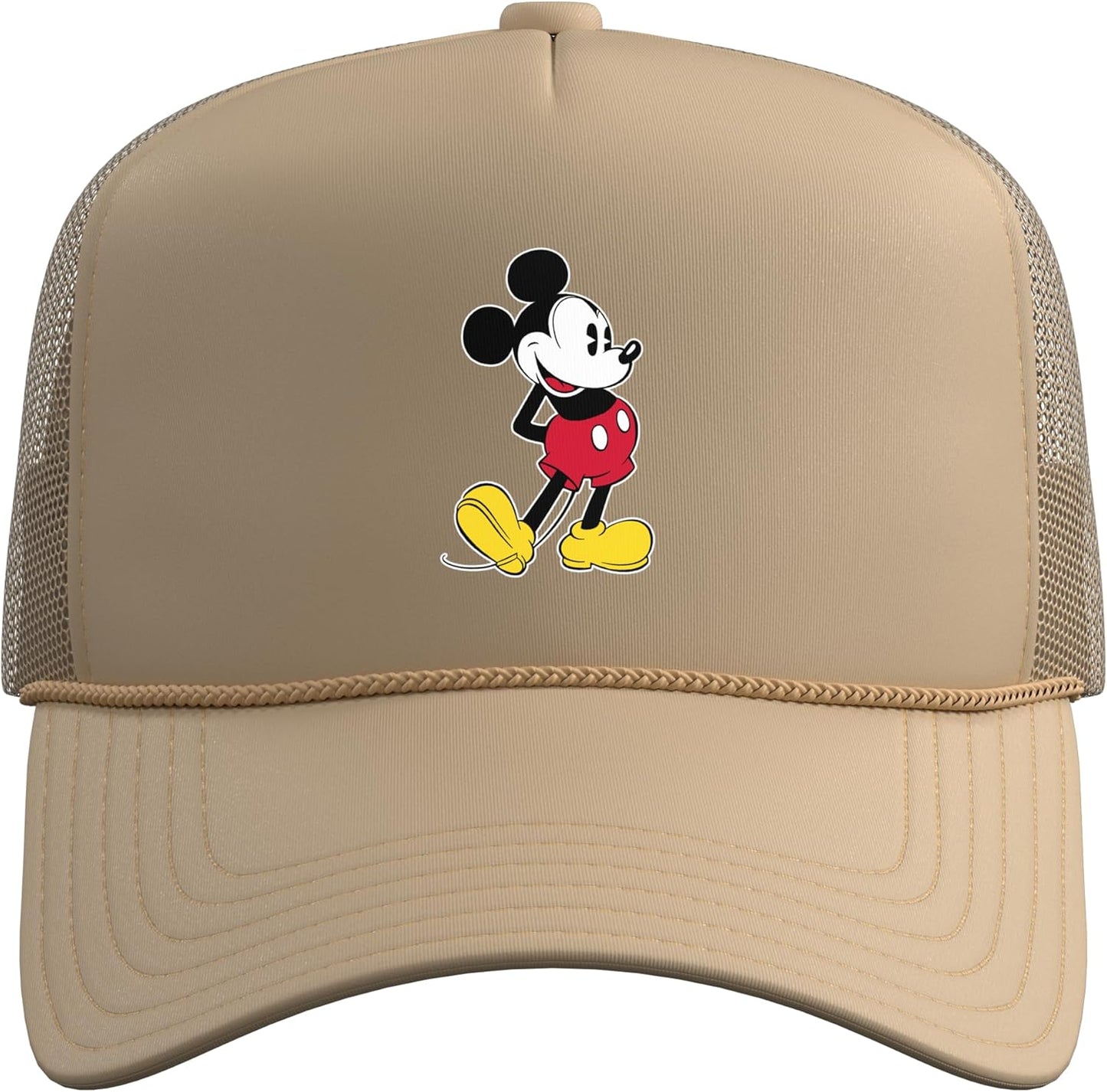 Disney Mickey Mouse Classic Pose Trucker Hat with Adjustable Mesh Back