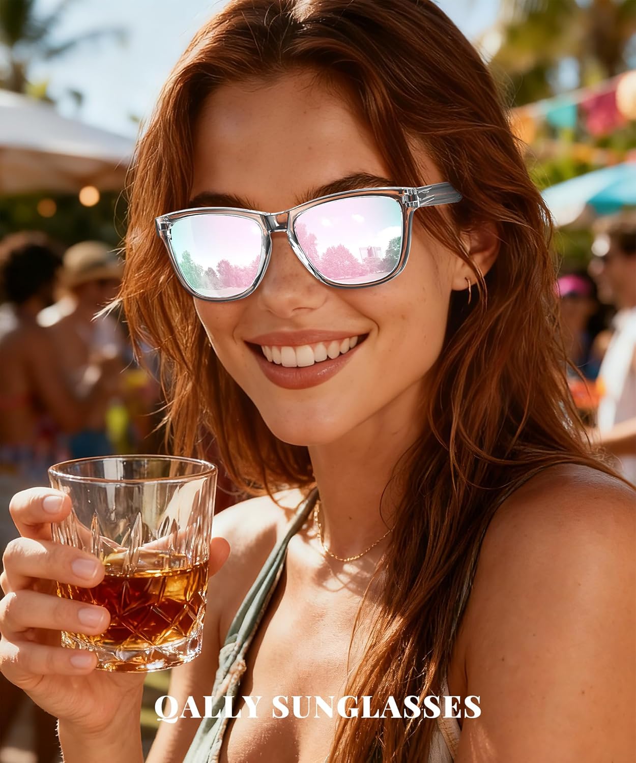Sunglasses-women Polarized Sunglasses-womens: Trendy Sun Glasses polarized UV400 Protection Fashion Sunglasses