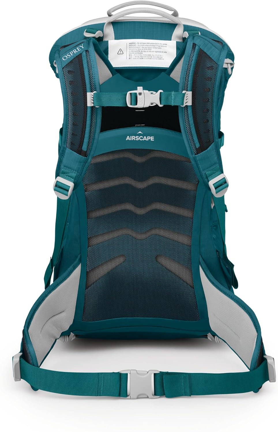 Osprey Poco SLT Lightweight Child Carrier Backpack - Slimmed-Down Hiking Carrier for Toddlers with Safety Harness, Sunshade, and Ventilated Backpanel - Lightweight Travel-Friendly Option