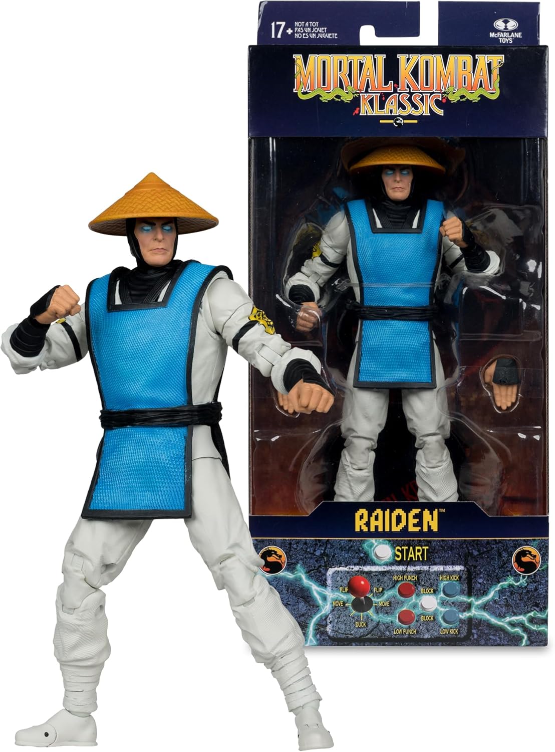 McFarlane Toys - Mortal Kombat Klassic Raiden 7in Action Figure