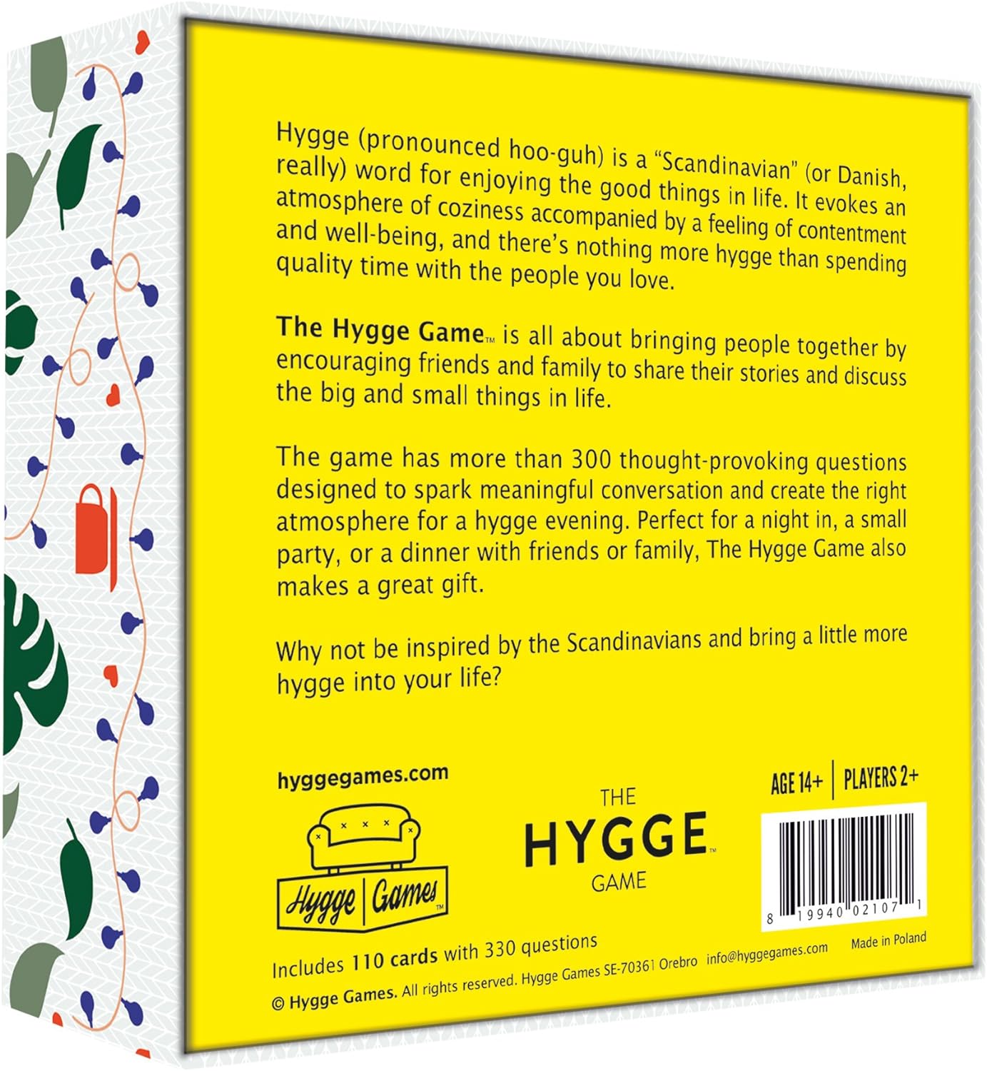 The Hygge Game - Cozy Conversation In Pleasant Company Multicolored, White,14 years