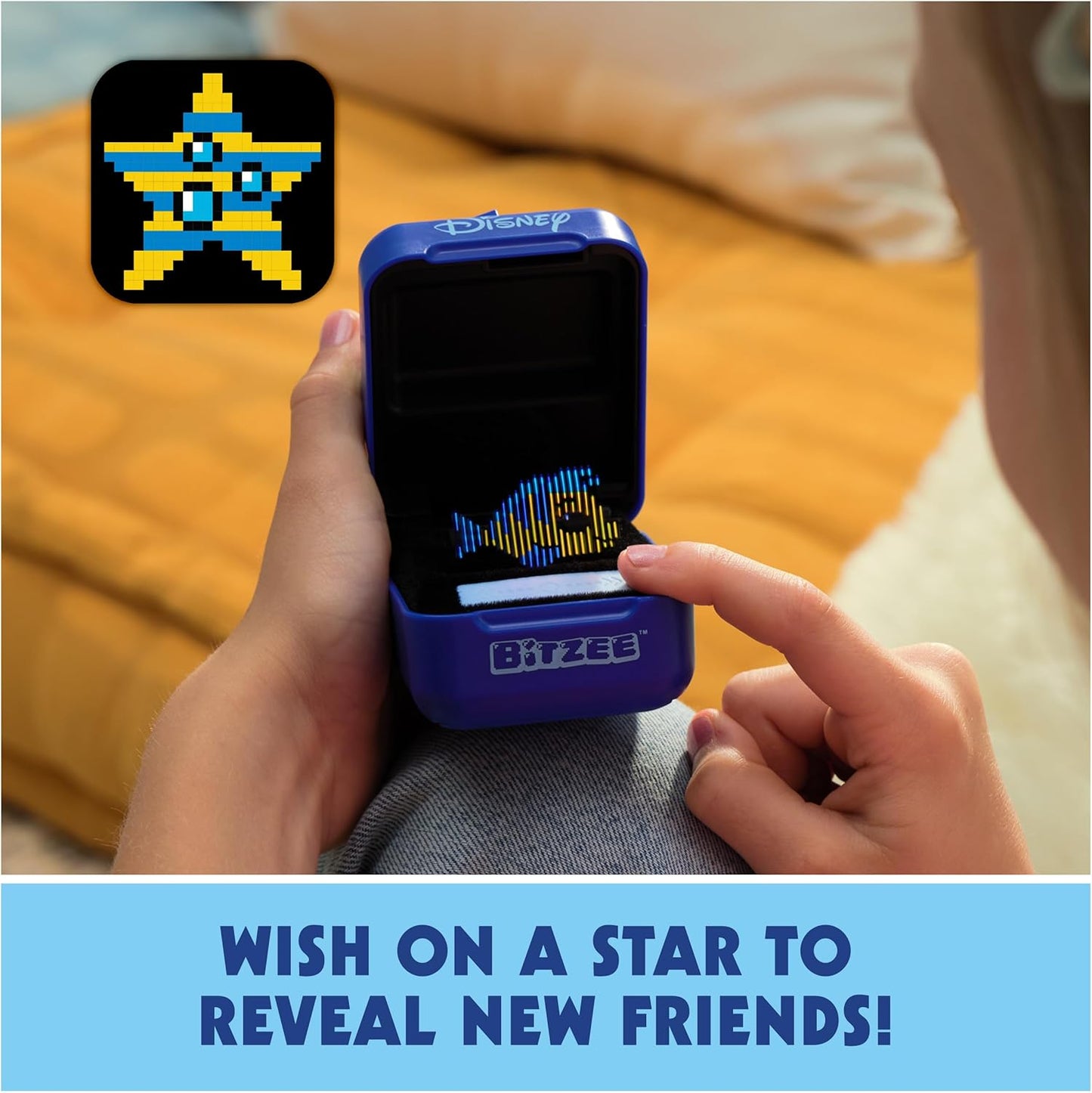 BITZEE, Disney with 30 Interactive Characters Inside, Great for Easter Gifts, Digital Pet Reacts to Swipes, Tilts & Taps, Disney Toys for Kids