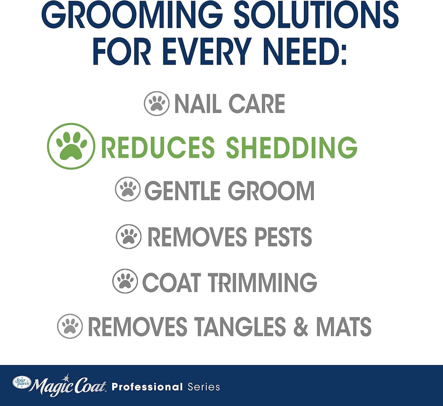 Four Paws Magic Coat Professional Series Grooming Tools - Trimmers, Nail Clippers, and Brushes for Pets