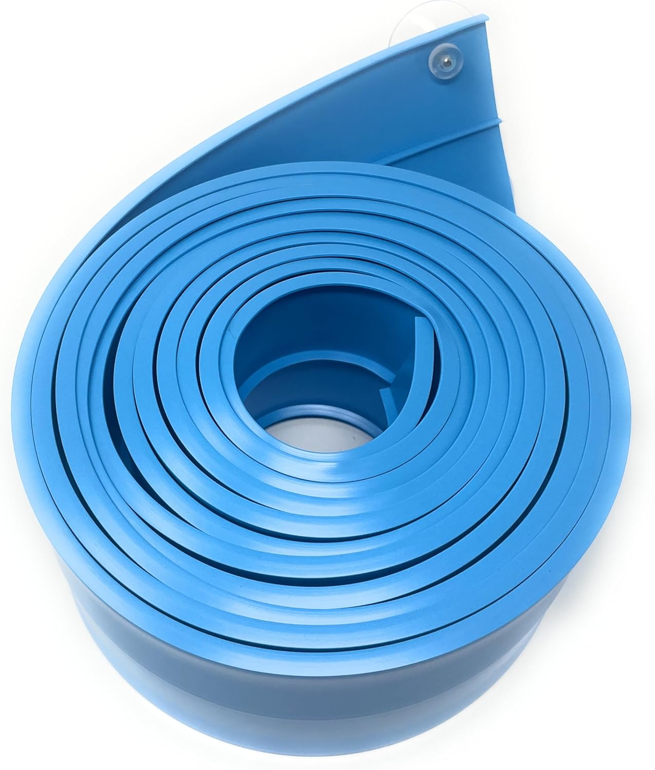 FlexTrack 5000 Flexible Race Car Track for Kids Toy with Suction Cups Compatible with Hot Wheels and Diecast 1/64th Cars and More 15 Feet Long Rolls Up Portable Racetrack (Daytona Blue)