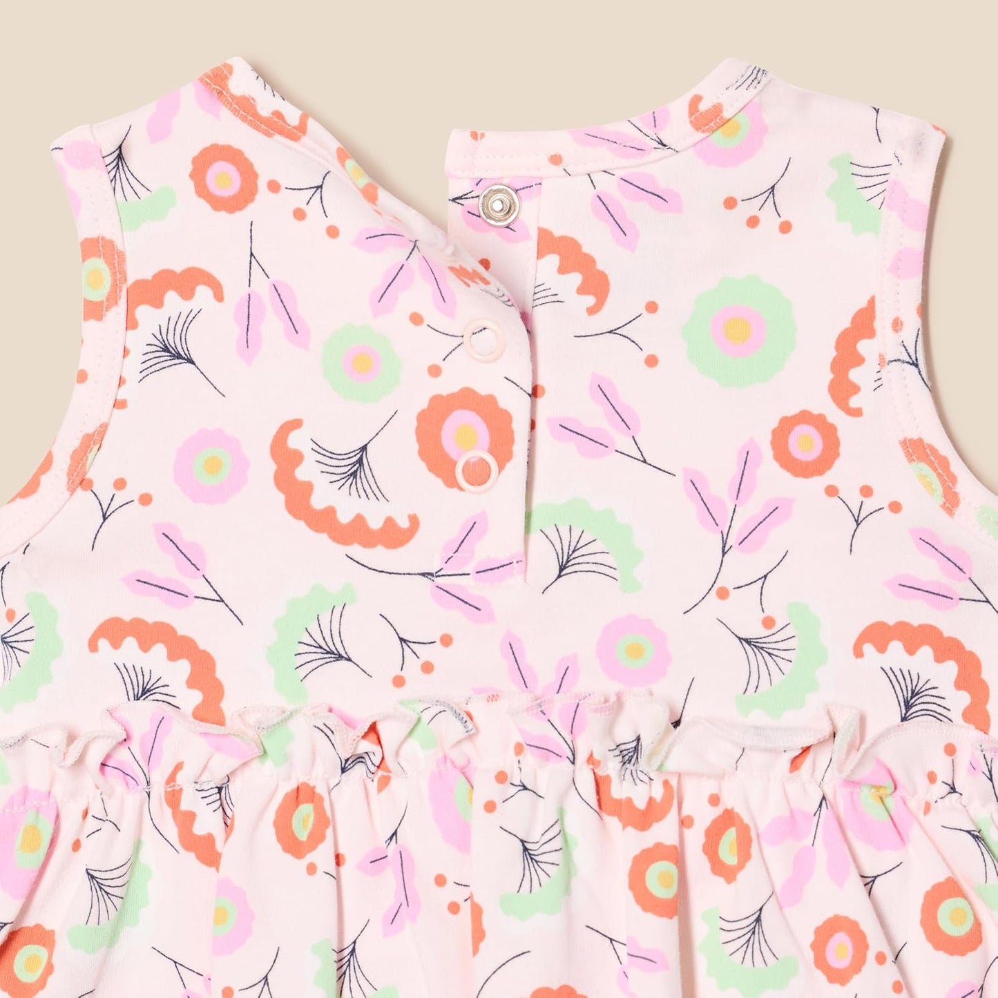 Amazon Essentials Baby Girls' Sleeveless Bodysuit Dress, Pack of 3