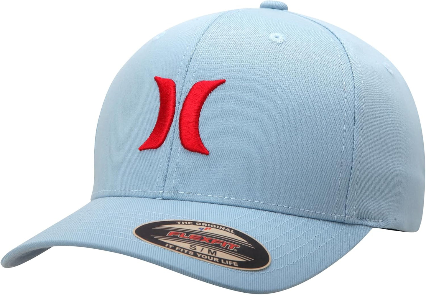 Hurley Mens Baseball Cap - Flexfit Fitted Baseball Caps for Men (Sizes: S-XL)