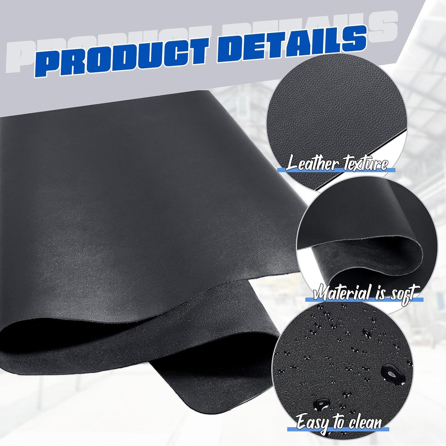 1 Pcs Work Bench Mat Top 24 x 48 Inches, PU Leather Workbench Pad Topper, Cuttable, Easy to Clean, Scratch Resistant, Protects Work Bench Tabletop Countertop
