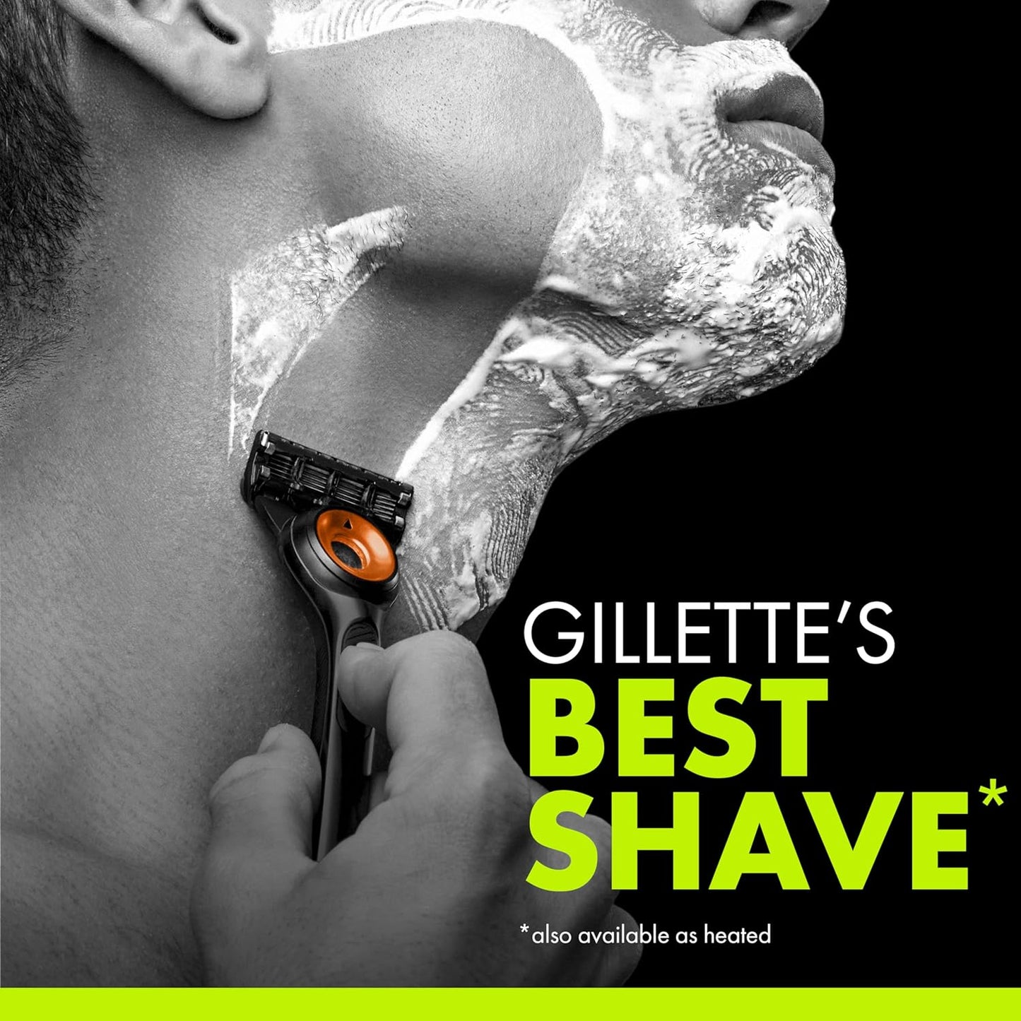 Gillette Labs Special NFL Bears Edition Shaving Razor for Men - 1 Handle, 4 Razor Blade Refills & Magnetic Stand, GilletteLabs with Exfoliating Bar