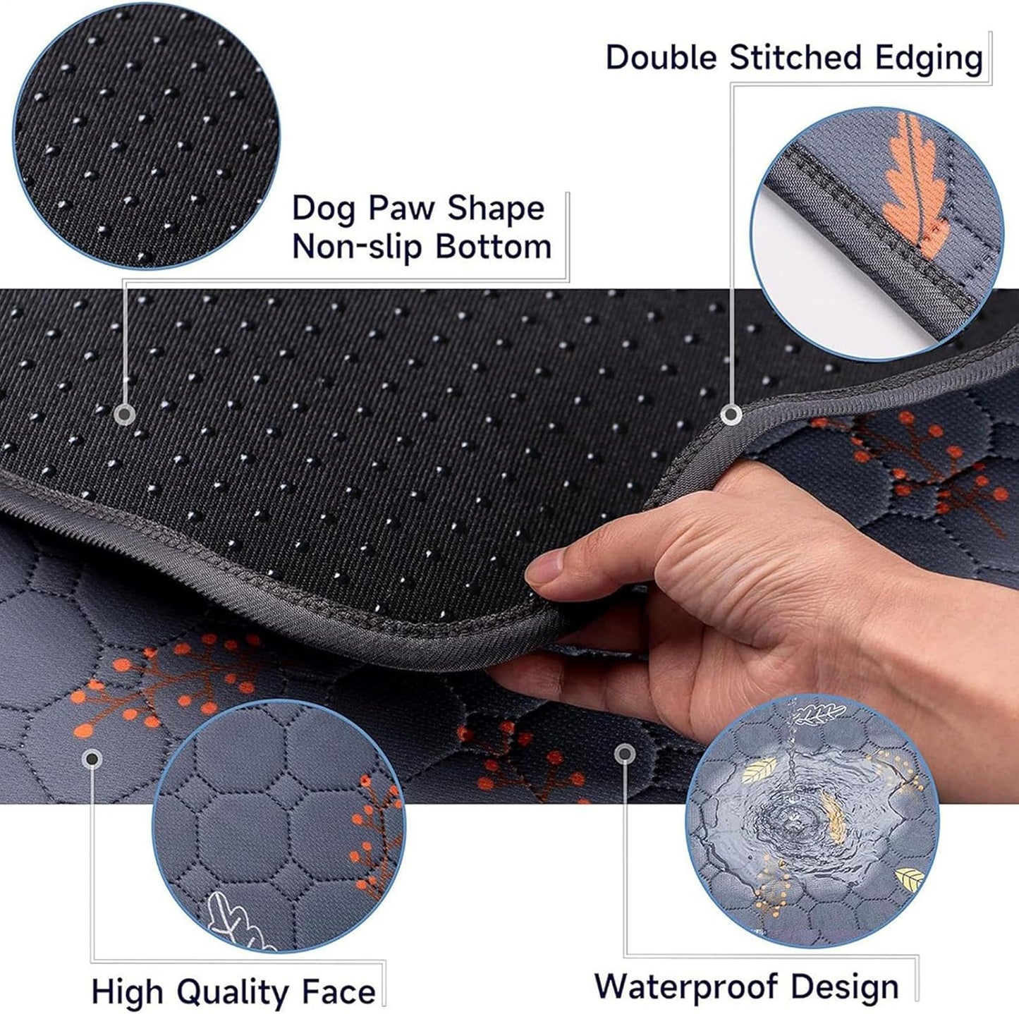 Pet Absorbent Pee Pads - Strong Puppy Training Underpad, Dog Potty Pad with Waterproof Design, Home Accessory Easy Use and , Whelping Bed Crate for Small Medium Large Dog Floors
