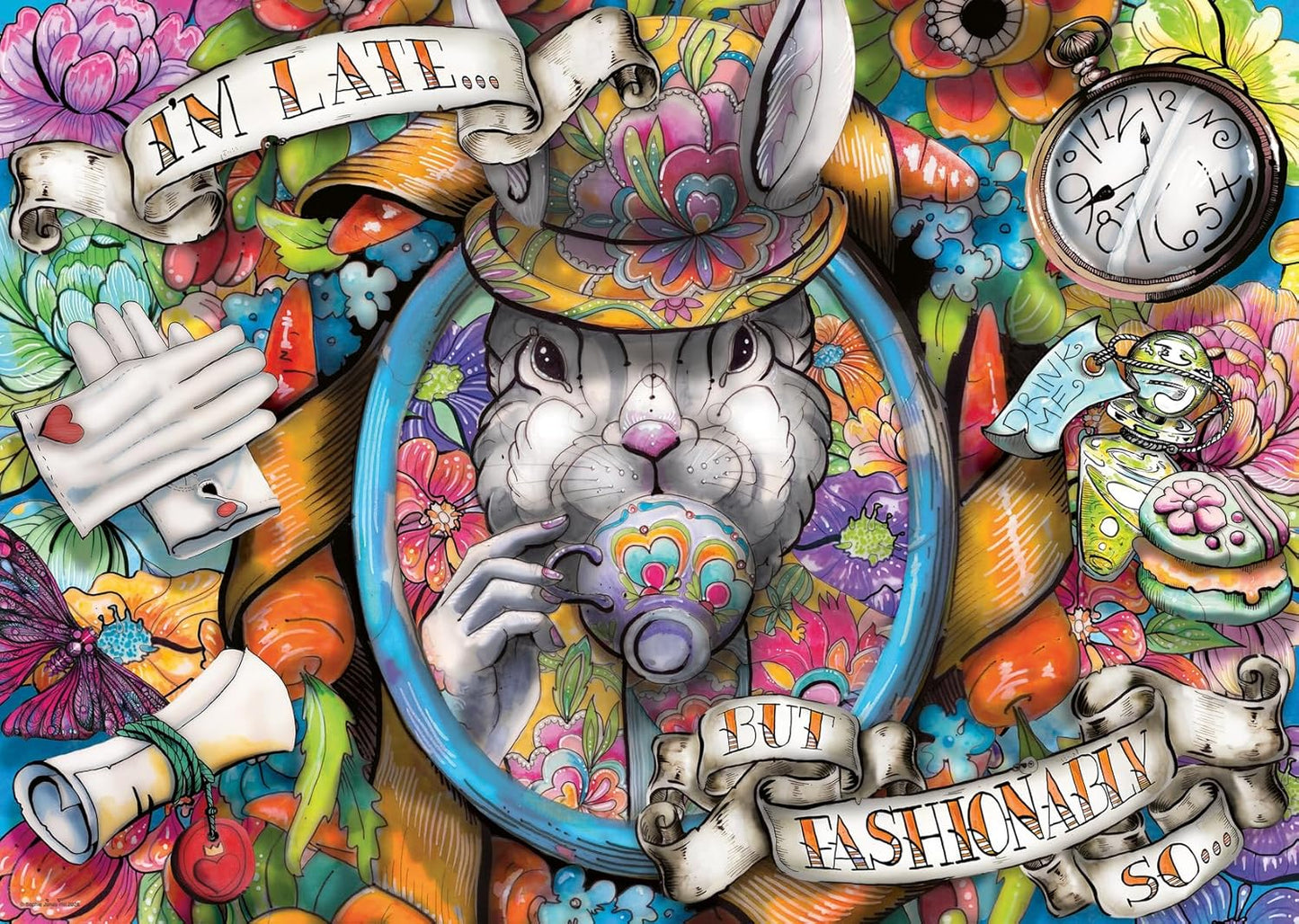 Ravensburger Fashionably Late 1000 Piece Puzzle for Adults