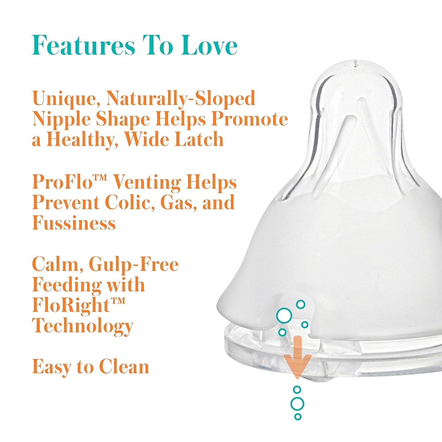 Evenflo Feeding Premium Proflo Venting Balance Plus Standard Neck Baby, Newborn and Infant Bottles - Developed by Pediatric Feeding Specialists - 4 Ounce (Pack of 6)