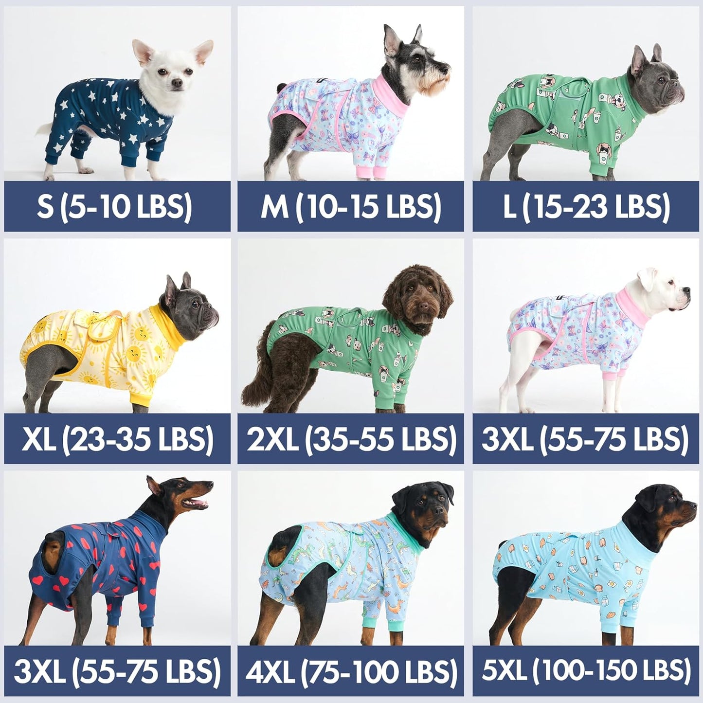 Spark Paws Dog Surgery Recovery Suit – Dog Recovery Suit After Surgery, Anti-Lick Dog Onesie, Abdominal Wound Protector, Soft Cone Alternative for Spay Neuter Male Female Pet Recovery - Sunshine - M