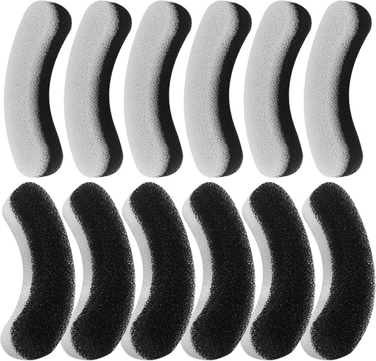 12-Pack Dog Water Fountain Replacement Filters, Compatible with DF10 DF30 Automatic Dog Water Bowl Dispenser, Foam Sponge & Carbon Pet Fountain Filters for Dogs & Cats