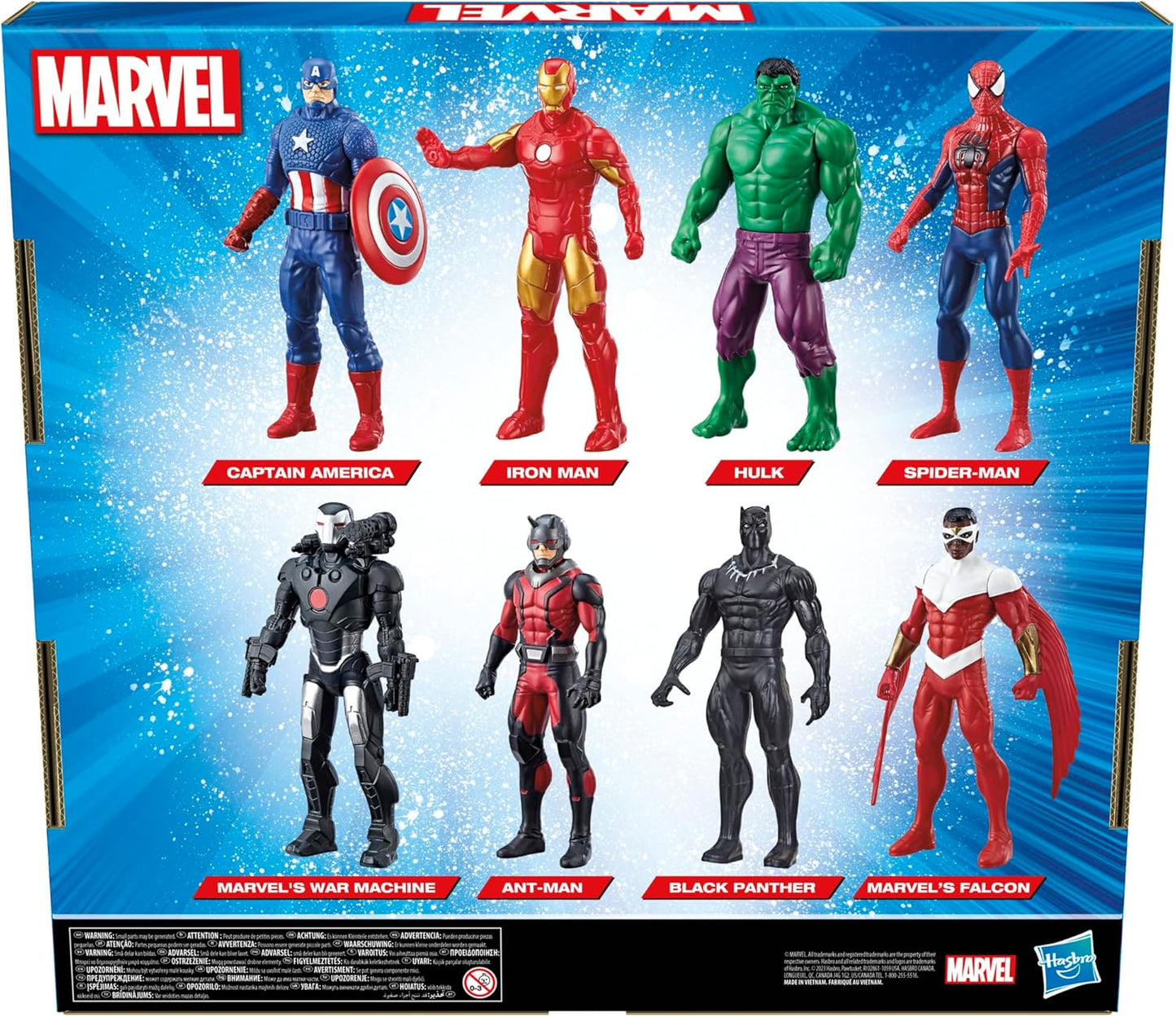Marvel Avengers Ultimate Protectors Pack, 6-Inch-Scale, 8 Action Figures with Accessories, Super Hero Toys, Toys for Boys and Girls Ages 4 and Up