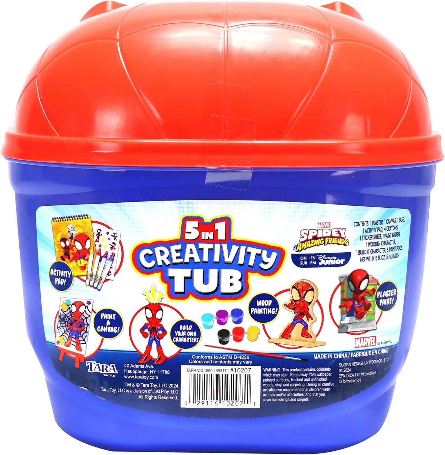 Tara Toys Spidey 5 in 1 Creativity Tub