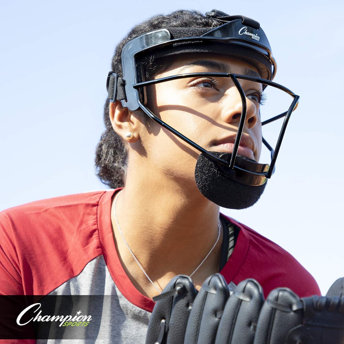 Champion Sports Steel Softball Face Mask – Durable Fielder’s Mask for Youth & Adults, Multiple Colors for Practice & Games