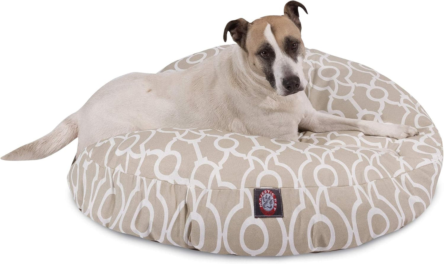Majestic Pet Athens Sand Large Round Pet Bed