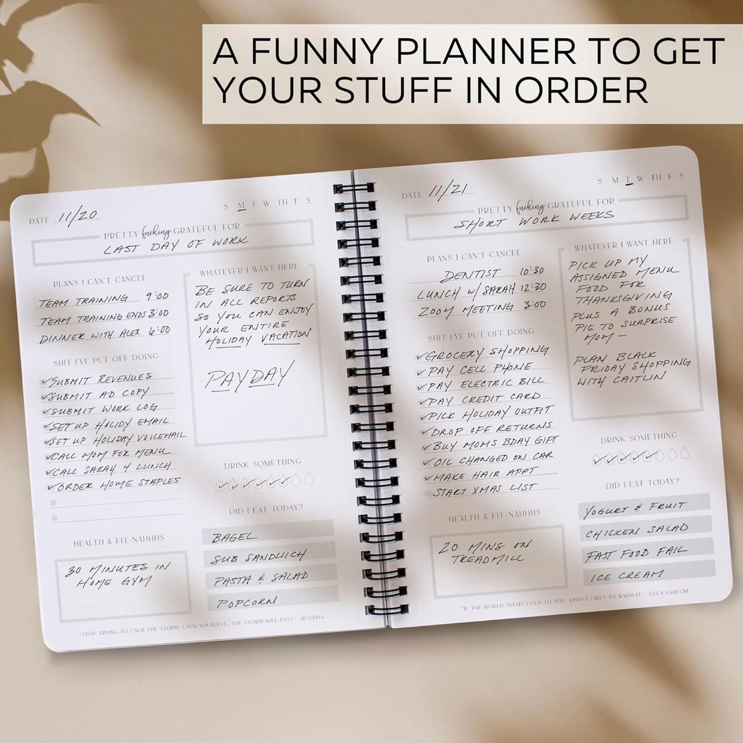 Funny To Do List Planner Notebook - Easily Organize Your Daily Tasks And Boost Productivity In A Funny Way - The Perfect Daily Journal Notepad And Undated Office Supplies Checklist For Women