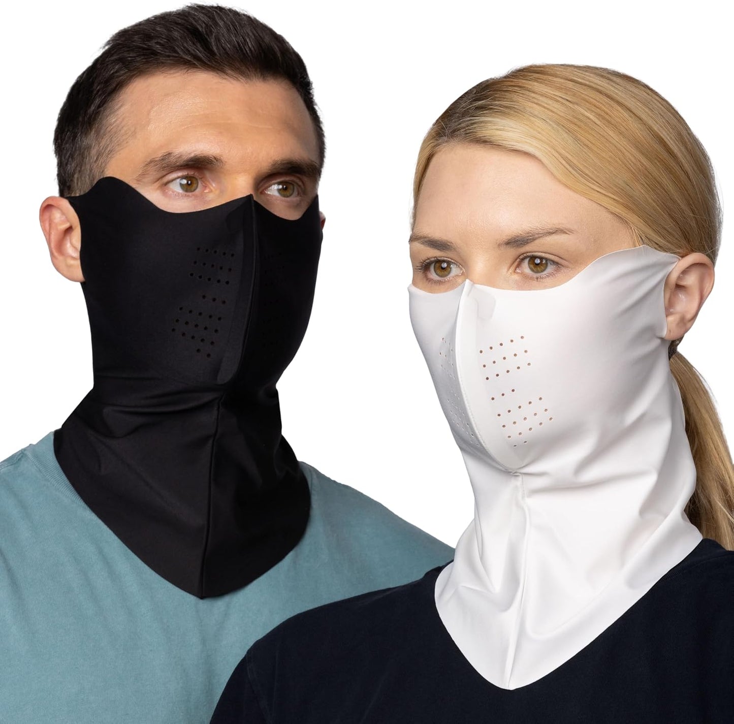 Korean UPF 50+ UV Sun Protection Face Mask – Cooling Breathable Neck Cover for Golf, Fishing, Hiking – Made in Korea