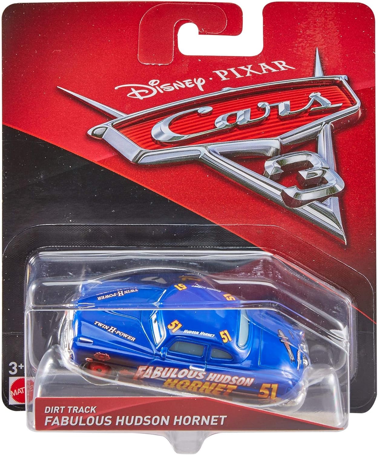 Disney Cars 3 Dirt Track Fabulous Hudson Hornet Die-Cast Vehicle