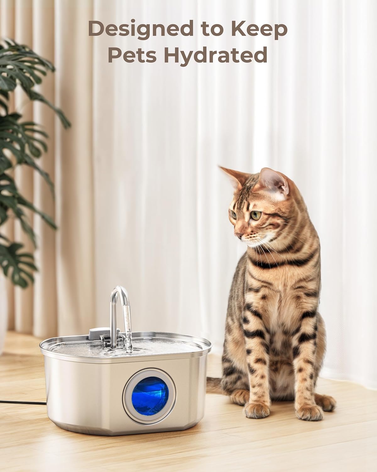Cat Water Fountain Replacement Water Pump for 108oz/3.2L Automatic Pet Fountain Dog Water Dispenser