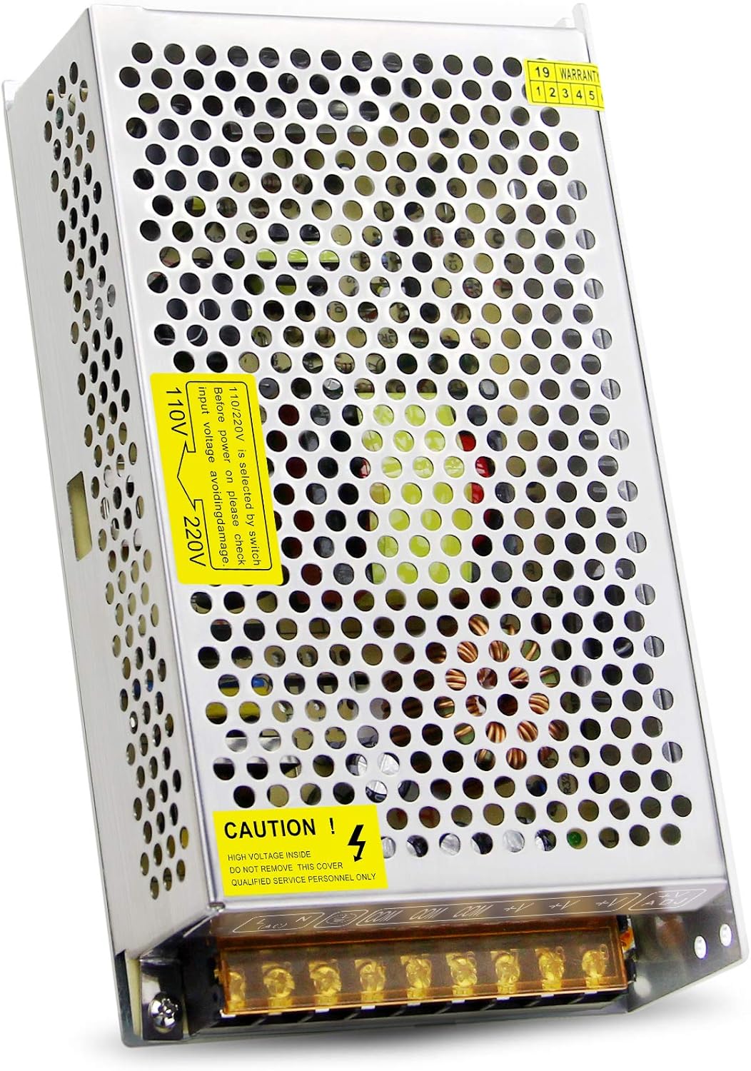 Aclorol 5V 40A 200W Power Supply 110V / 220V AC to DC 5V 40amp Universal Power Converter Transformer Driver Adaptor for WS2812B WS2813 2812 LED Strip Pixel CCTV Camera Security System Laptop Project